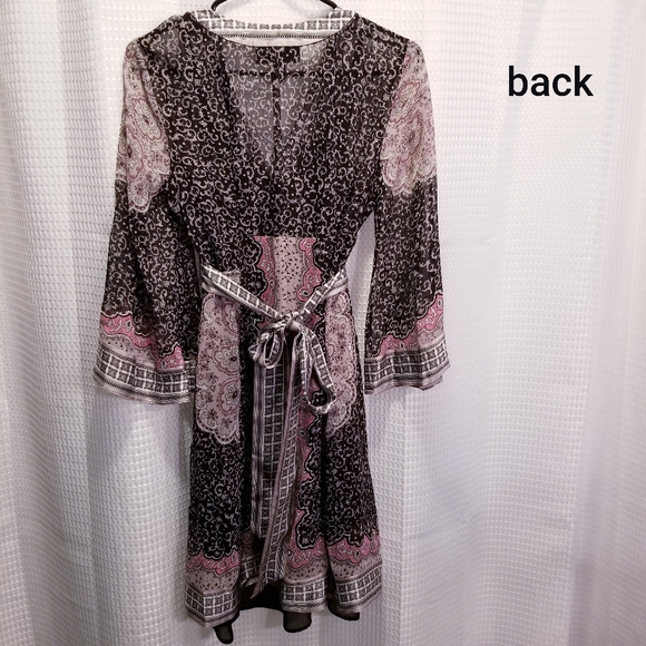 INC Silk Kimono Dress - Picture 2 of 5